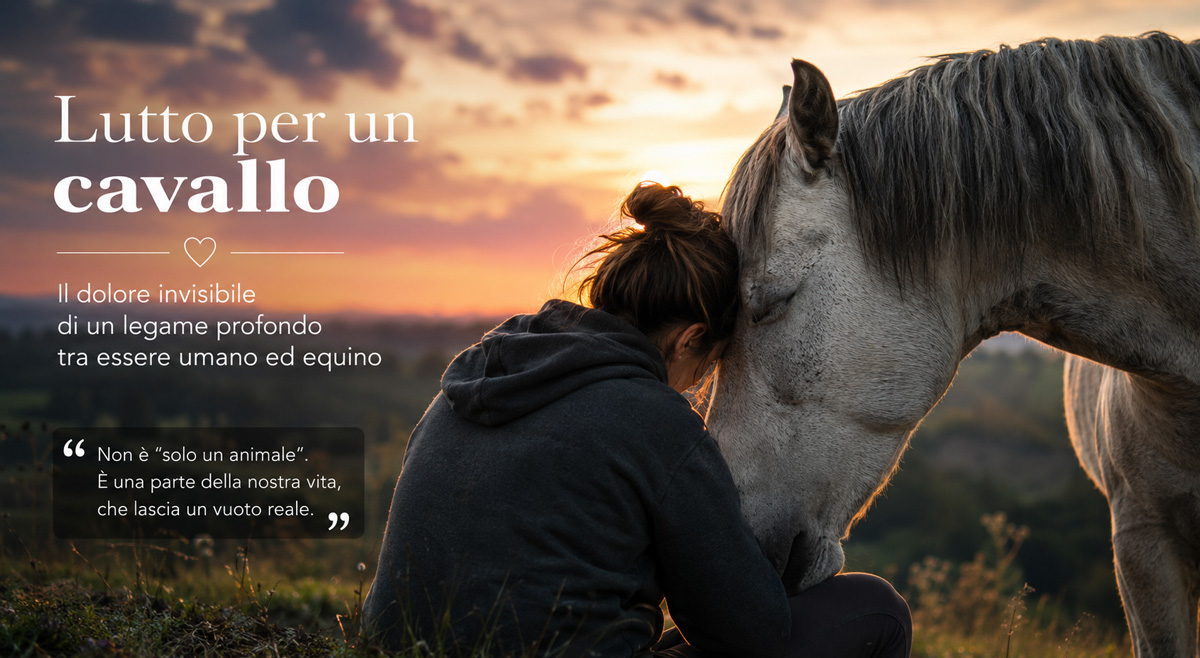 Lutto per un cavallo: comprendere un dolore profondo spesso sottovalutato